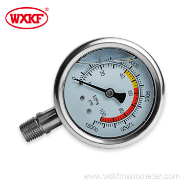 manometer oil Stainless Steel Pressure Gauge Manometer